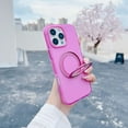 thumbnail image 1 of Designed for iPhone 13 Pro Case with Magnetic Invisible Stand, [Compatible with Magsafe] Military Drop Protection Shockproof Translucent Matte Candy Color Cover for iPhone 13 Pro, Rose, 1 of 10