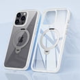 thumbnail image 1 of Designed for iPhone 13 Pro Case with Magnetic Ring Invisible Stand [Military Drop Protection] [Compatible with MagSafe] Shockproof Slim Matte Translucent Case for iPhone 13 Pro,Clear, 1 of 11