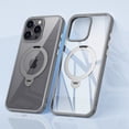 thumbnail image 1 of Designed for iPhone 13 Pro Case with Magnetic Ring Invisible Stand [Military Drop Protection] [Compatible with MagSafe] Shockproof Slim Matte Translucent Case for iPhone 13 Pro,Gray, 1 of 11