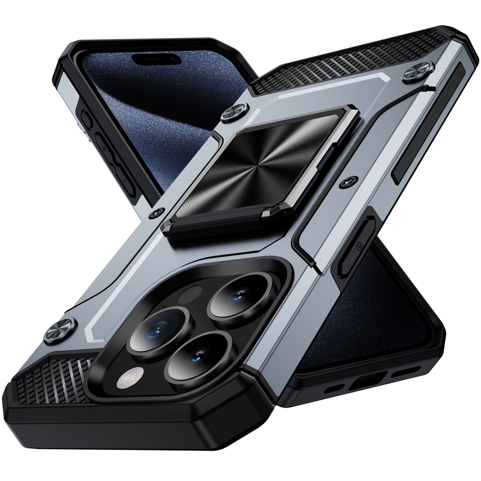 Designed for iPhone 13 Pro Max Back Case, 360 & 180 Degree Rotatable ...