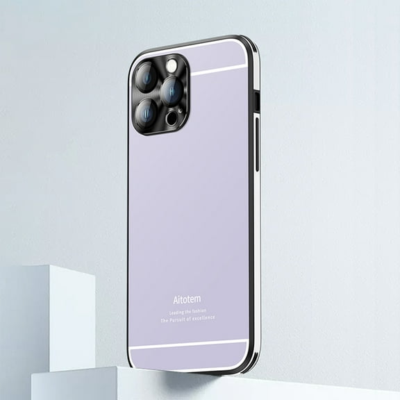 Designed for iPhone 13 Pro Max Back Case, Luxury Frosted Ultra Slim Glossy Lightweight Shockproof Drop Protective Anti-fall Stylish Phone Case Cover for iPhone 13 Pro Max, Purple