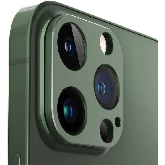 Designed for iPhone 13 Pro Max Camera Lens Protector, Designed for iPhone 13 Pro Camera Lens Protector, Aluminium Alloy Camera Shield, Original Photo Resolution, Case Friendly (Gold)