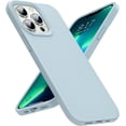 thumbnail image 1 of Designed for iPhone 13 Pro Max Case,Shockproof Liquid Silicone Protective Phone Case with Soft Anti-Scratch Microfiber Lining Ultra Slim Drop Protection Phone Cover 6.7 inch(Lilac), 1 of 14