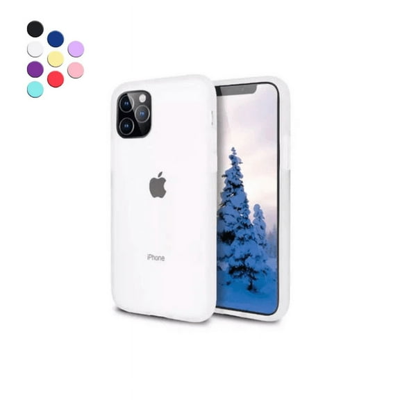 Entronix Shockproof Matte Case for iPhone 13 Pro Max with Soft TPU Bumper, Slim Case Clear