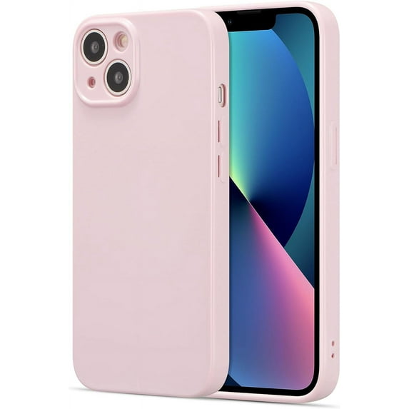 Designed for iPhone 14 Case,Simple Cute Candy Colorful Case for Girls Women,Soft Slim TPU Bumper Shockproof Protective Cover for iPhone 14,6.1 inch-Purple