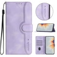 thumbnail image 1 of Designed for iPhone 14 Case Wallet, Flip Folio Cover with PU Leather Adjustable Stand Credit Card Holders Slots Wrist Strap Magnetic Closure Phone Case for iPhone 14, Purple, 1 of 7