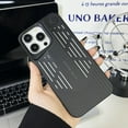 thumbnail image 1 of Designed for iPhone 14, Luxury Heat Dissipation Hard PC Breathable Drop Protection Shockproof Ultra Slim Lightwieght Smoothly Thin Phone Case Cover for iPhone 14 - Black, 1 of 9