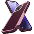 thumbnail image 1 of Designed for iPhone 14 Plus Case 2 in 1 Gift Militay Grade Drop Protective Rugged Heavy Duty Cover Shockproof Case for iPhone 14 Plus Phone Case for Women Men boy Girl (Pink+Rose Red), 1 of 9