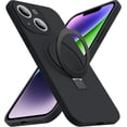 thumbnail image 1 of Designed for iPhone 14 Plus Case with Magnetic Invisible Stand Compatible with MagSafe Military-Grade Protection Shockproof Silicone iPhone 14 Plus Phone Cases for Women Men GIFT 6.7'',Black, 1 of 12