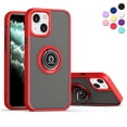 thumbnail image 1 of Designed for iPhone 14 Plus Heavy Duty Case, Military Grade Protection with Kickstand Anti-Scratch Shockproof Phone Case Cover for iPhone 14 Plus, Red, 1 of 6