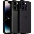 thumbnail image 1 of Designed for iPhone 14 Pro Case, with 2 x Screen Protector and Camera Lens Protector [Not Yellowing] Shockproof Protective Phone Case for iPhone 14 Pro 6.1 inch-Matte Black, 1 of 7