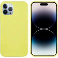 thumbnail image 1 of Designed for iPhone 14 Pro Case,Slim Liquid Silicone Rubber Shockproof Phone Cover Soft Anti-Scratch Microfiber Lining Protection Case for iPhone 14 Pro 2022 (Yellow), 1 of 13