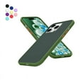 thumbnail image 1 of Entronix Shockproof Matte Case Designed for iPhone 14 Pro with Soft TPU Bumper, Slim Case Green, 1 of 8