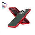 thumbnail image 1 of Entronix Shockproof Matte Case Designed for iPhone 14 Pro with Soft TPU Bumper, Slim Case Red, 1 of 7