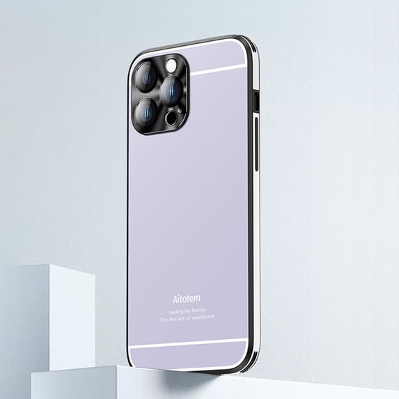 Designed for iPhone 14 Pro Max Back Case, Luxury Frosted Ultra Slim Glossy Lightweight Shockproof Drop Protective Anti-fall Stylish Phone Case Cover for iPhone 14 Pro Max, Purple