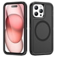 thumbnail image 1 of Designed for iPhone 14 Pro Max Case, 3-in-1 Ultra Slim Protective Cover with Silicone+EVA+PC, Durable Shockproof Lightweight Magnetic Full Body Protection for iPhone 14 Pro Max, Black, 1 of 8