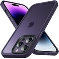 thumbnail image 1 of for iPhone 14 Pro Max Case, [Support Wireless Charging] Soft Silicone Slim Anti-Scratch Protective Case for iPhone 14 Pro Max 6.7 inch, Deep Purple, 1 of 13