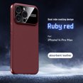 thumbnail image 1 of Designed for iPhone 14 Pro Max Heat Dissipation Phone Case,Side Hollowed-out Design,Precision Lens Protectipn,PU Leather Shockproof Anti-scratch Rugged Thin Fit Durable Phone Case,Winered, 1 of 12