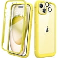 Designed for iPhone 15 Case, Full Body Rugged Case with Builtin Touch