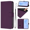 thumbnail image 1 of Designed for iPhone 15 Case Wallet, Women Men Flip Folio Cover with PU Leather Stand Credit Card Holders Slots Wrist Strap Magnetic Closure Phone Case for iPhone 15 - Violet, 1 of 13