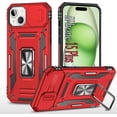 thumbnail image 1 of Designed for iPhone 15 Plus Case Red,iPhone 15 Plus Case for Women with Camera Cover and Stand,[Military-Grade Drop Protection], Case for 15 Plus,6.7inch,(2023), 1 of 12