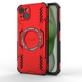 thumbnail image 1 of Designed for iPhone 15 Plus Heavy Duty Magnetic Phone Case,Compatible with Mag-safe,Military Grade Drop Protection,Dropproof Anti-fall Tough Rugged Durable Shockproof Phone Case,Red, 1 of 11
