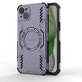 thumbnail image 1 of Designed for iPhone 15 Plus Heavy Duty Magnetic Phone Case,Compatible with Mag-safe,Military Grade Drop Protection,Dropproof Anti-fall Tough Rugged Durable Shockproof Phone Case,Purple, 1 of 11