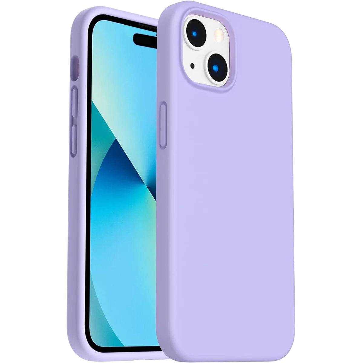 Designed for iPhone 15 Plus Silicone Case, Protection Shockproof ...