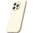 thumbnail image 1 of Designed for iPhone 15 Pro Case with Screen Protector [2 Pack], Liquid Silicone Gel Rubber Cover [Full Body] Shockproof Case for iPhone 15 Pro 6.1 inch, Starlight, 1 of 2