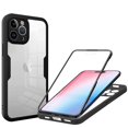 thumbnail image 1 of Designed for iPhone 15 Pro Max Case Full-Body Bumper Case Cover Built in Screen Protector Shockproof Transparent Back 360 Full Body Protective Case for iPhone 15 Pro Max, Black, 1 of 7