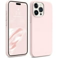 thumbnail image 1 of Designed for iPhone 15 Pro Max Case, Upgraded Silicone [Military Shockproof Protection] for iPhone 15 ProMax Case with Soft Anti-Scratch Microfiber Lining, 6.7 inch, Chalk Pink, 1 of 13