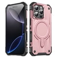 thumbnail image 1 of Designed for iPhone 15 Pro Max - Compatible with MagSafe Support Wireless Charging Rugged Shockproof Anti-Slip Military Grade Protective Phone Cover for iPhone 15 Pro Max, Rosegold, 1 of 7