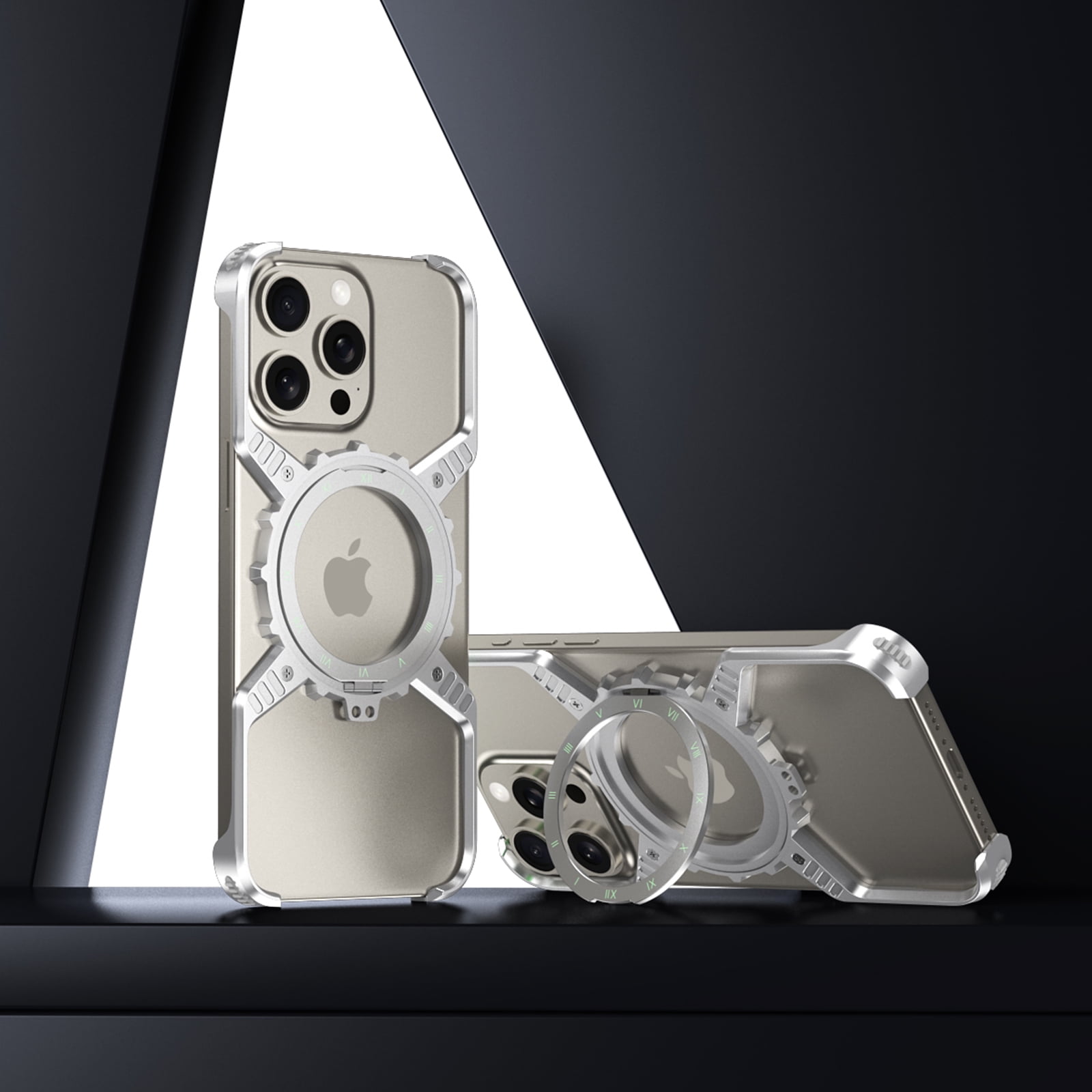 Clear Case For IPhone 11, With 360° Rotatable Ring Holder Magnetic Kickstand Phone Magsafe Wireless Charging Military Grade Drop Protection Cover Blue