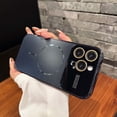 thumbnail image 1 of Designed for iPhone 16 Case, Luxury Magnetic Clear Slim Case for Women Men Anti-Yellowing Shockproof Compatible with MagSafe Charger, Protective Thin Case with Large Window, Darkblue, 1 of 7