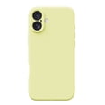 thumbnail image 1 of Designed for iPhone 16 Case, Shockproof Liquid Silicone Protective Phone Case with Soft Anti-Scratch Microfiber Lining Slim Drop Protection Phone Cover Case for iPhone 16, Cream, 1 of 8