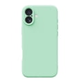 thumbnail image 1 of Designed for iPhone 16 Case, Shockproof Liquid Silicone Protective Phone Case with Soft Anti-Scratch Microfiber Lining Slim Drop Protection Phone Cover Case for iPhone 16, Grassgreen, 1 of 8