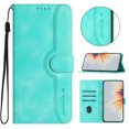thumbnail image 1 of Designed for iPhone 16 Case Wallet, Flip Folio Cover with PU Leather Adjustable Stand Credit Card Holders Slots Wrist Strap Magnetic Closure Phone Case for iPhone 16, Green, 1 of 7