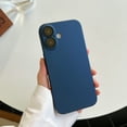 thumbnail image 1 of Designed for iPhone 16 Plus Case, Ultra Thin Case with Camera Lens Protector, Matte Back Hard PC Cases Skin Friendly Smoothly Anti-Scratch Anti-Fingerprint for iPhone 16 Plus Cover, Darkblue, 1 of 7