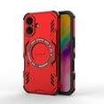 thumbnail image 1 of Designed for iPhone 16 Plus Heavy Duty Magnetic Phone Case,Compatible with Mag-safe,Military Grade Drop Protection,Dropproof Anti-fall Tough Rugged Durable Shockproof Phone Case,Red, 1 of 8