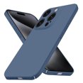 thumbnail image 1 of Designed for iPhone 16 Pro Case, Ultra Thin Camera Lens Protection Matte Back Hard PC Shockproof Skin Friendly Anti-Slip Solid Color Phone Case Compatible with iPhone 16 Pro - Blue, 1 of 4