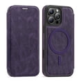 thumbnail image 1 of Designed for iPhone 16 Pro Flip Wallet Phone Case,Military-Grade Protection,PU Leather Flip Designing,Compatible with Mag-Safe,With RFID Blocking Card Slots,Shockproof Phone Case,Purple, 1 of 9