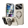 thumbnail image 1 of Designed for iPhone 16 Pro Max Case with Camera Lens Protector, Magnetic Invisible Stand [Compatible with Mag-Safe] Military Drop Protection Shockproof Anti-Slip Suction Cup Phone Cover, Gray, 1 of 6