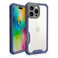 thumbnail image 1 of Designed For iPhone 16 Pro Max Phone Case,Military-Grade Protection,Transparent Back Designing,Heavy Duty Anti-Drop Shockproof Bicolor Rugged 4-in-1 Phone Case For iPhone 16 Pro Max,Darkblue, 1 of 8