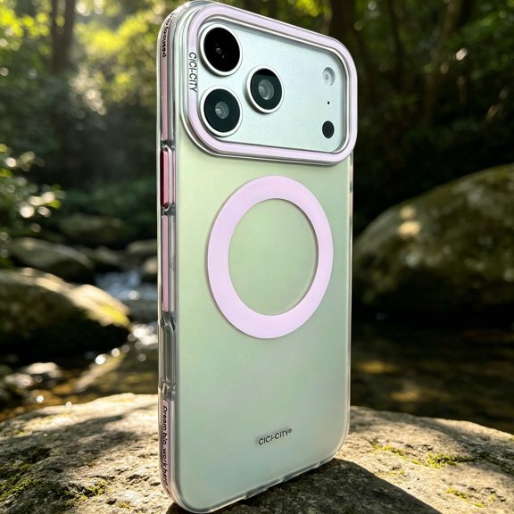 Designed For iPhone 16 Pro Phone Case,Compatible with Mag-Safe,Ultra Shockproof Anti-Scratch Cover,Vibrant Contrasting Color Design,Non-slip Glossy Durable Thin Fit Phone Case,C