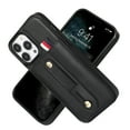 thumbnail image 1 of Designed for iPhone 16 Pro Wallet Case with Adjustable Wrist Strap Kickstand PU Leather Credit Card Holder Heavy Duty Shockproof Hybrid Rugged Protective Cover for Women Men, Black, 1 of 8