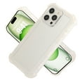 thumbnail image 1 of Designed for iPhone 16 Shockproof Clear Case, for Men Women Boys Girls Anti-Yellowing Drop Protection Hard PC Transparent Back Phone Case Cover for iPhone 16, White, 1 of 8