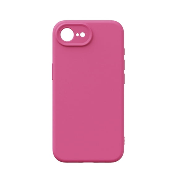 Designed for iPhone 16E Case, Shockproof Liquid Silicone Protective Phone Case with Soft Anti-Scratch Microfiber Lining Slim Lightweight Phone Cover Case for iPhone 16E, Rose