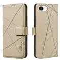 thumbnail image 1 of Designed for iPhone 16e Flip Case, RFID Blocking, Card Holder Wallet, Vegan PU Leather, Adjustable Stand Cell Phone Case, for Women & Men, Magnetic Clasp, for iPhone 16e, Beige, 1 of 7