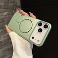 thumbnail image 1 of Designed for iPhone 17 Magnetic Phone Case,Anti-Fingerprint Matte Skin Feel Back,Compatible with Mag-Safe,Ultra Slim Hard PC Shockproof Anti-fall Anti-Scratch Phone Case,Green, 1 of 8