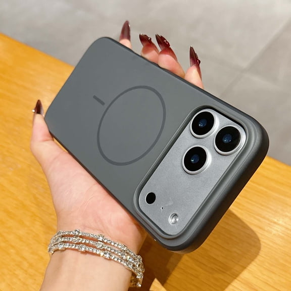 Designed For iPhone 17 Phone Case,Compatible with Mag-Safe,Skin Feel Ultra Slim Shockproof Anti-fall Drop Protection,Rugged Durable Anti-Scratch Thin Fit Phone Case Cover,Black